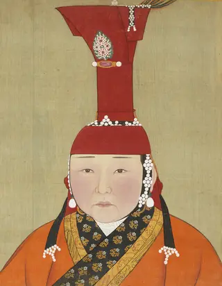 元代后半身像册-后妃（4）