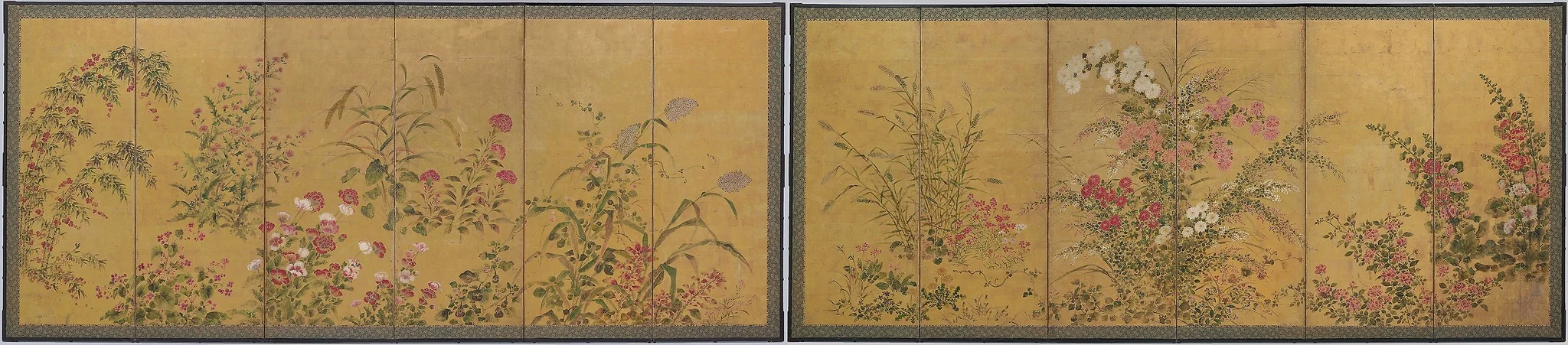 Flowers of All Seasons, detail