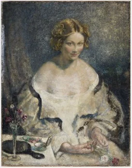 La Toilette, detail