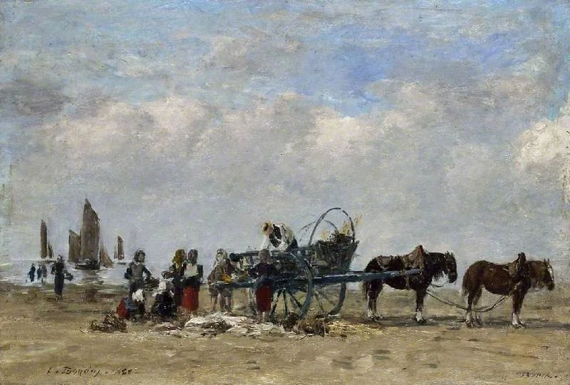 The fish-cart, Berck, detail