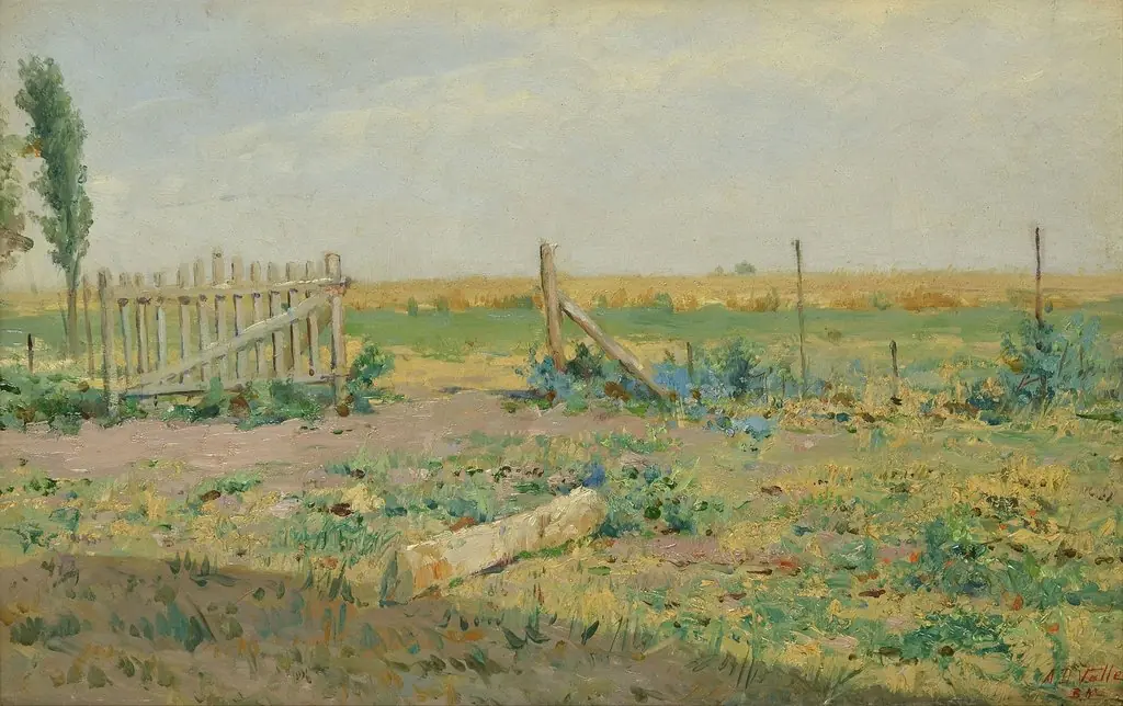 A pasture, by Ángel della Valle, unspecified, 1889