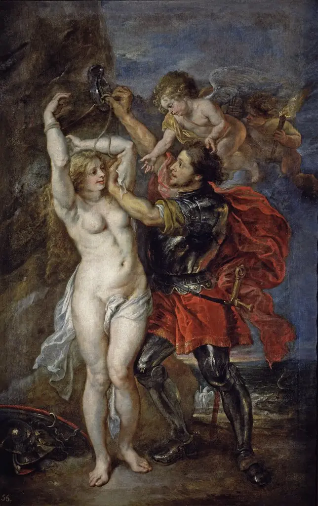Perseus Freeing Andromeda, by Peter Paul Rubens, oil, 1639
