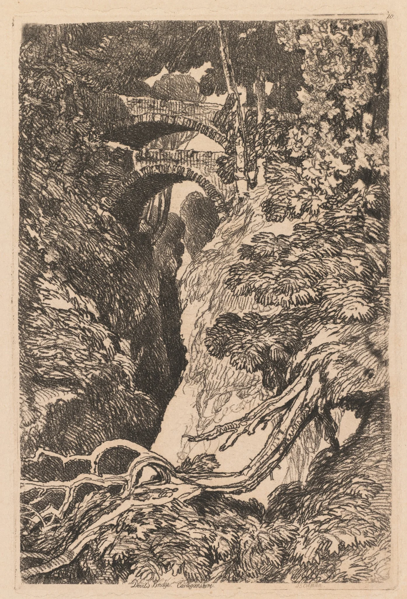 Devil's Bridge, Cardiganshire, detail