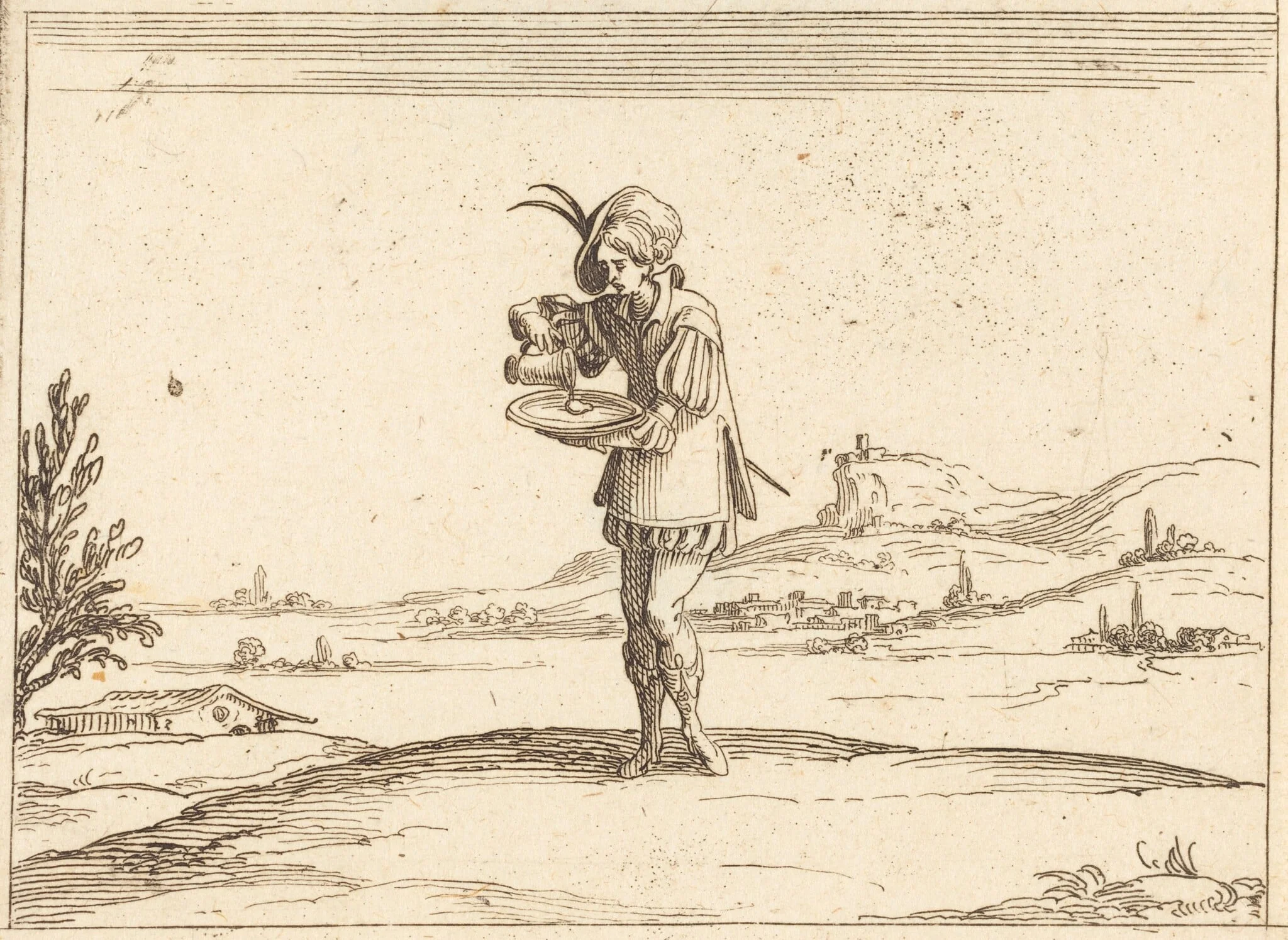 Man Washing a Pearl, detail