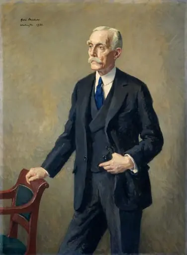 Andrew W. Mellon, by Gari Melchers, oil, 1930