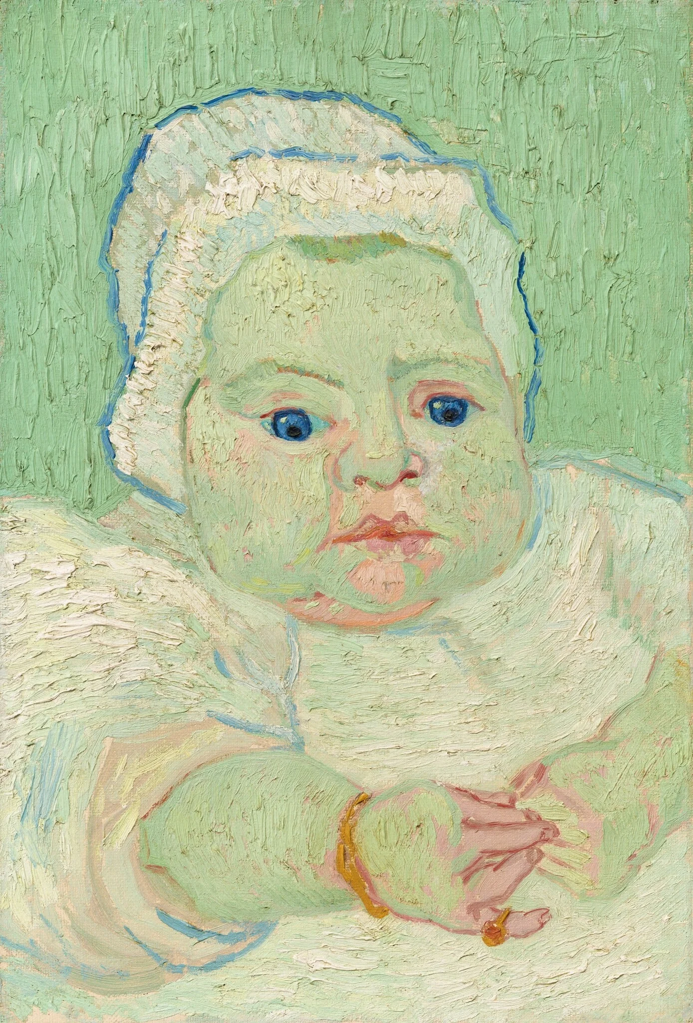 Roulin's Baby, detail