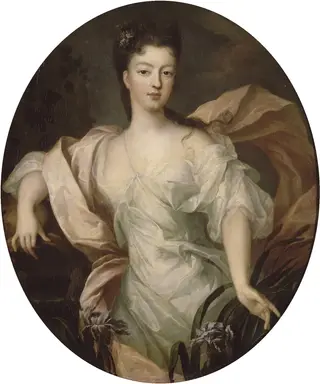 Louise-Elisabeth de Bourbon (1695-1775), by Pierre Gobert, oil, 1710