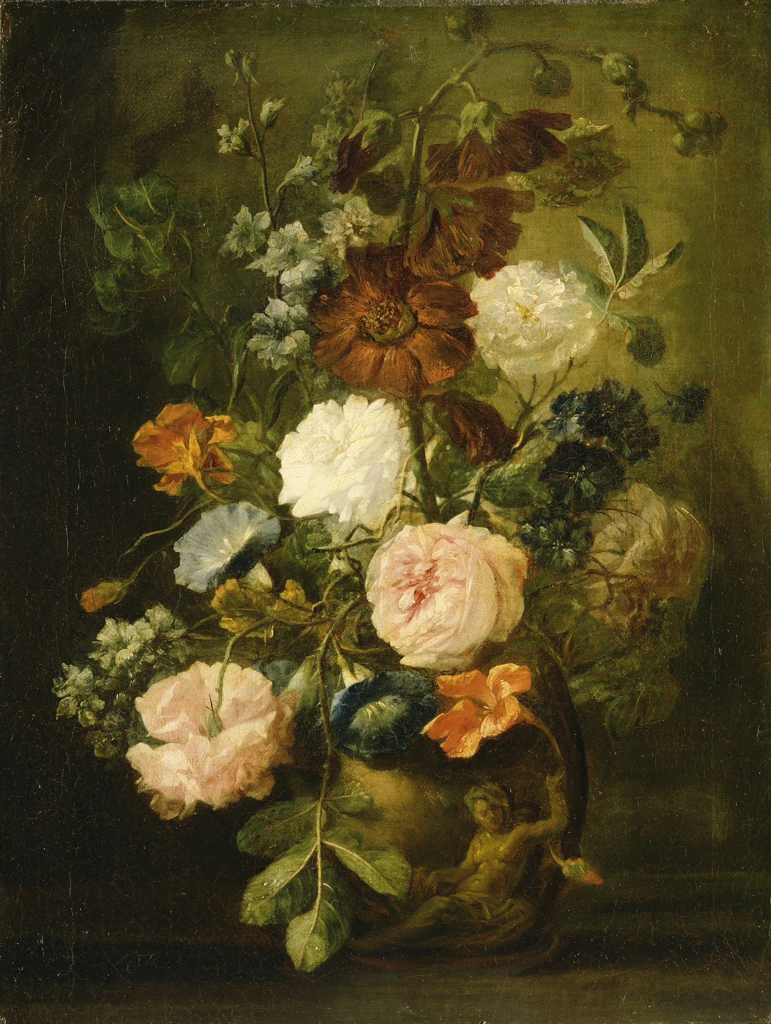 Vase of Flowers, detail