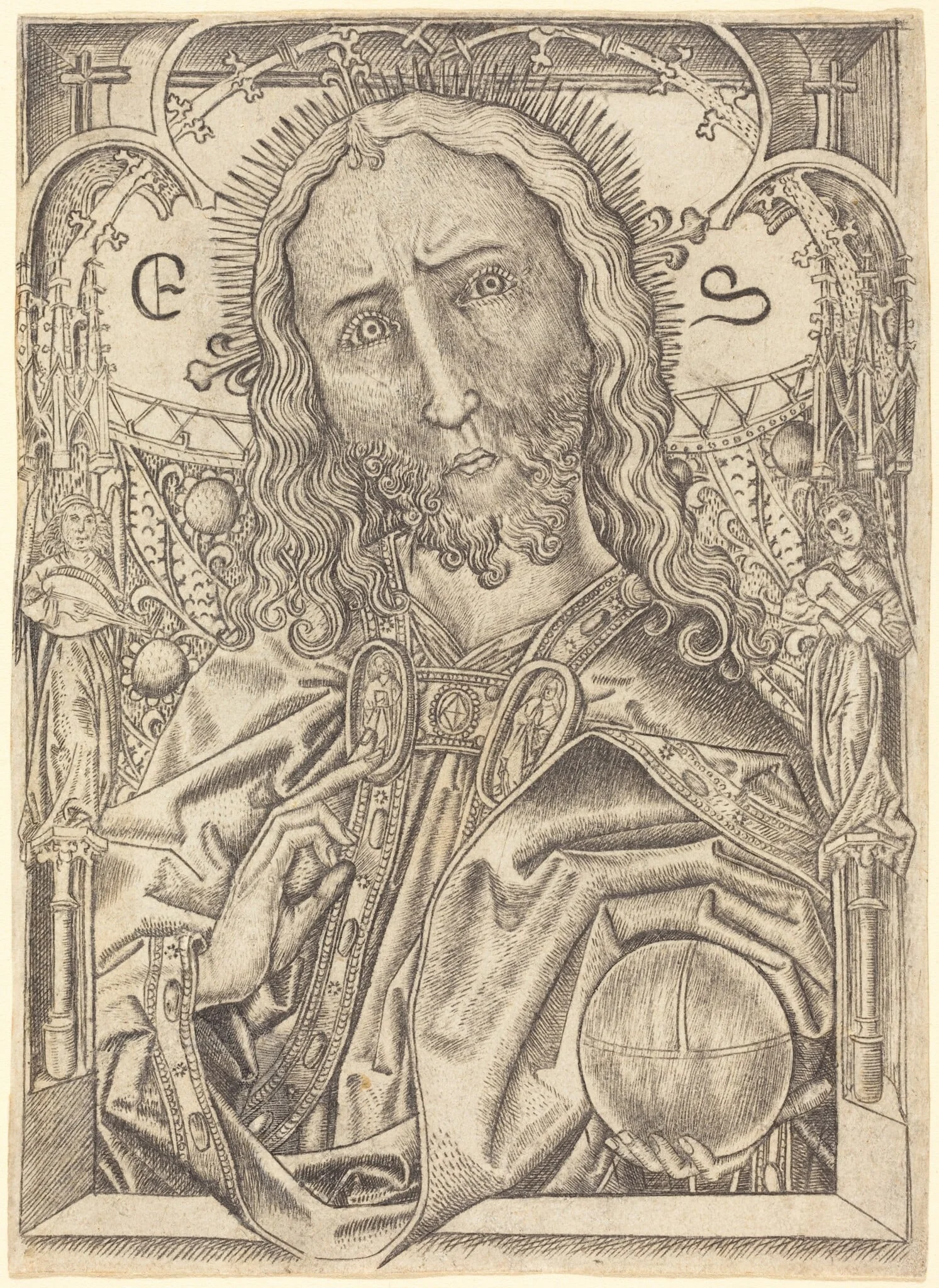 Christ as Saviour, detail