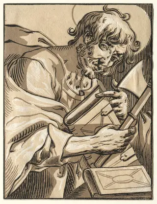 St. Matthias, by Ludolph Büsinck, 1626
