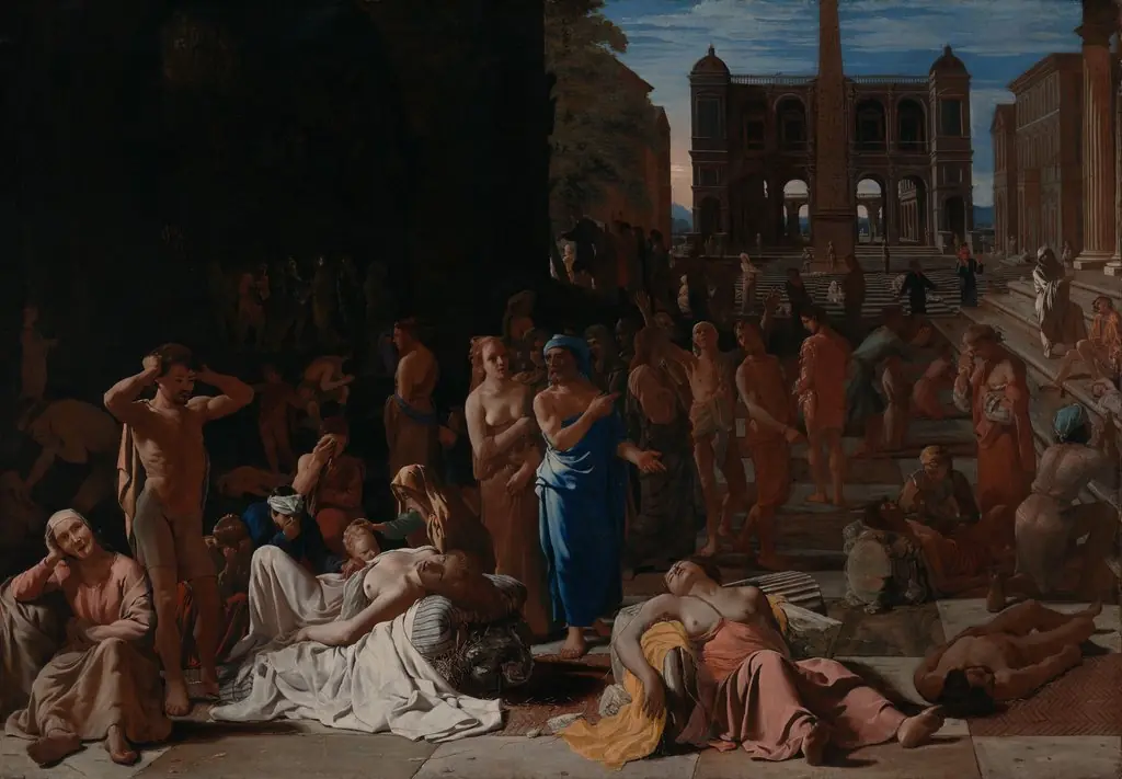 Plague in an Ancient City, by Michiel Sweerts, oil, 1652