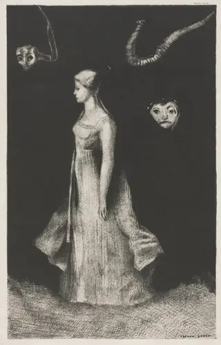 Obsession, by Odilon Redon, 1894