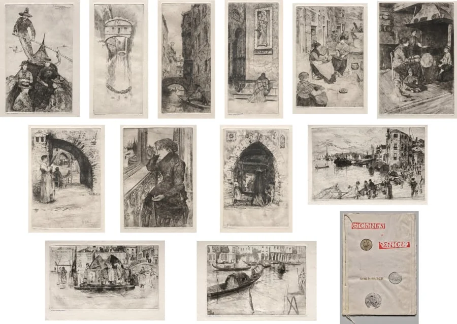 Etchings of Venice, detail