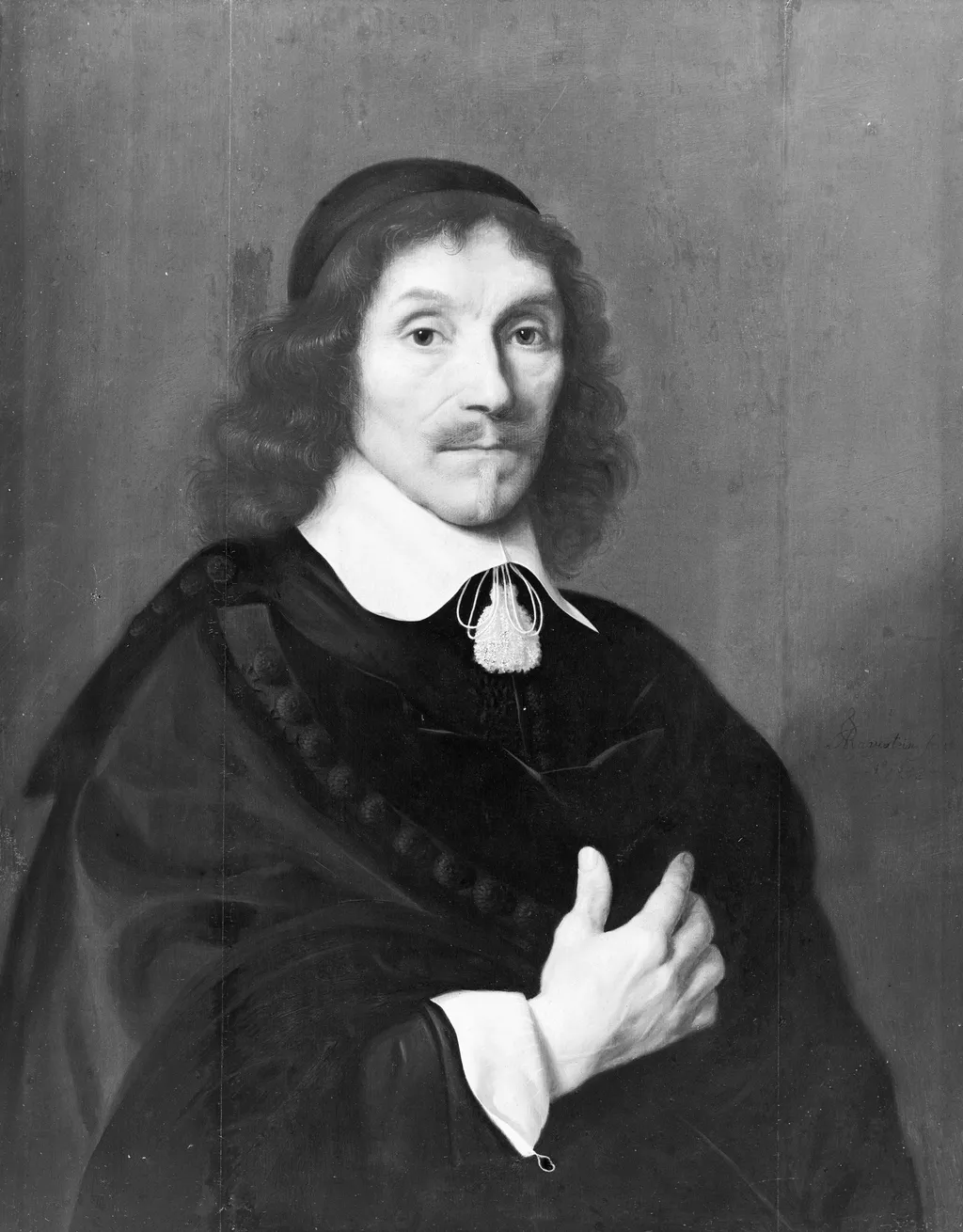 Man's portrait, by Jan van Ravesteyn, paint, 1653
