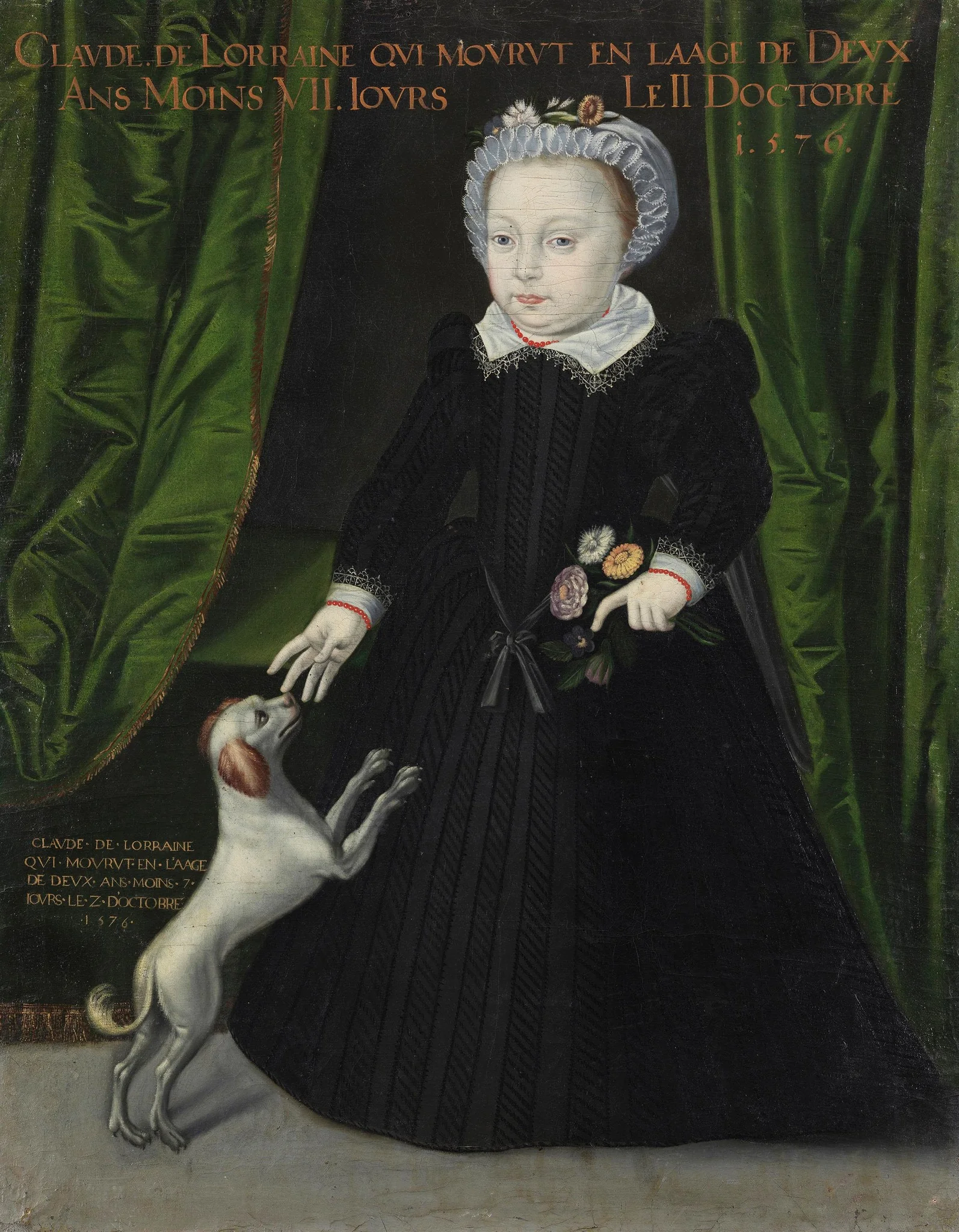 Portrait of Claude de Lorraine (1574-1576), detail