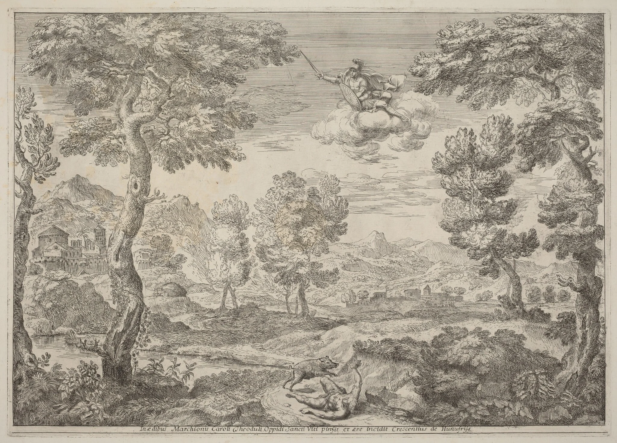 Mars's Revenge on Adonis, detail