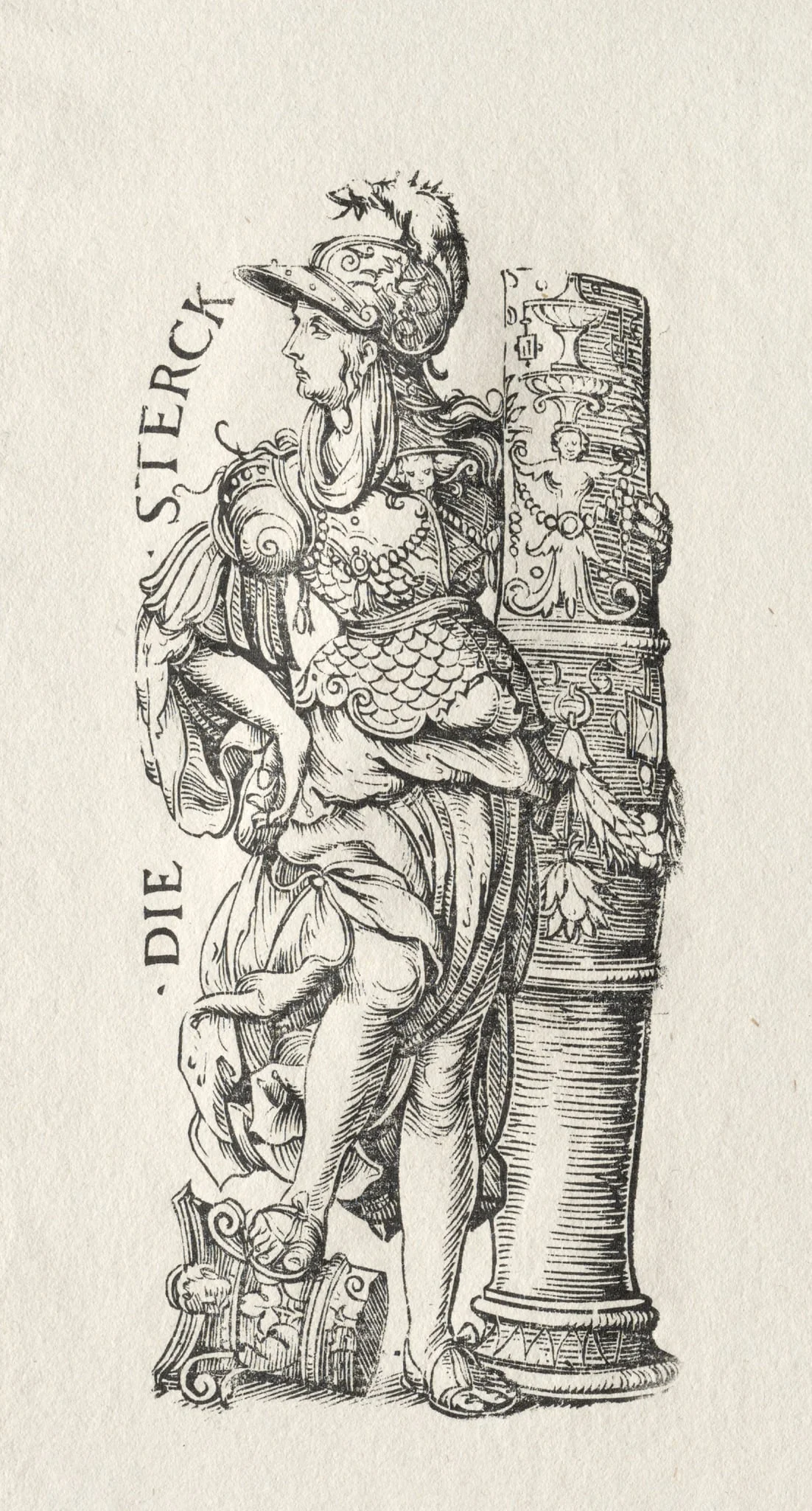 The Seven Virtues: Courage, detail