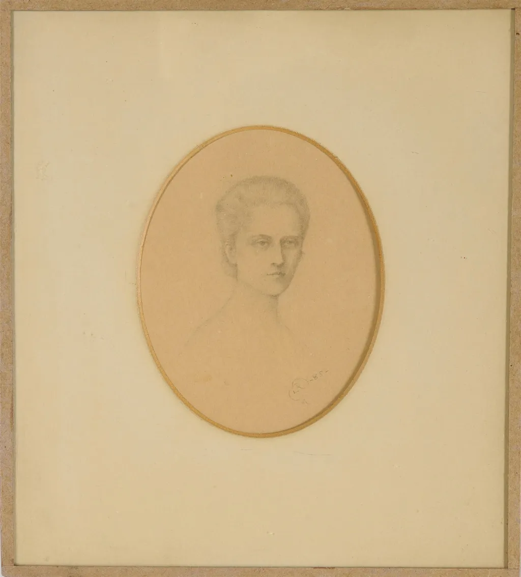 Προσωπογραφία της Ρωξάνης Καρατζά, by Rizos Iakovos, 1885