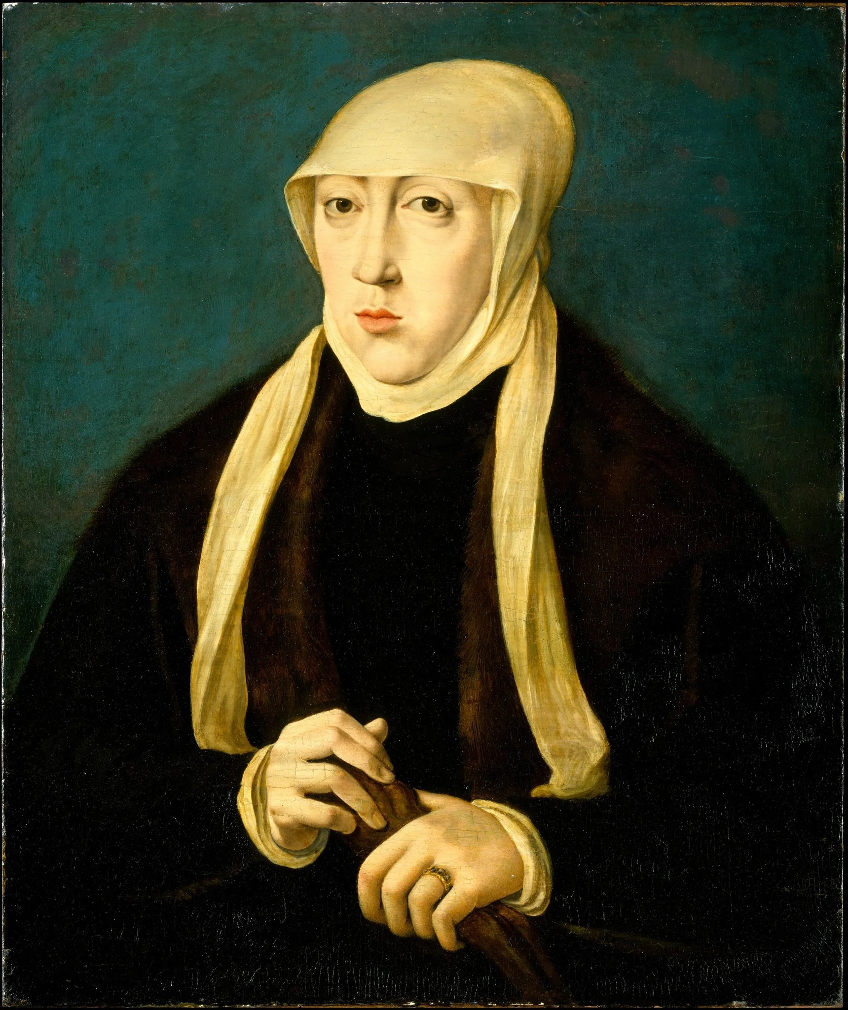 Mary (1505–1558), Queen of Hungary, detail