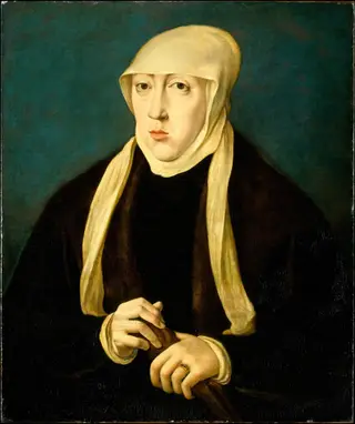 Mary (1505–1558), Queen of Hungary, by Jan Cornelisz Vermeyen, oil