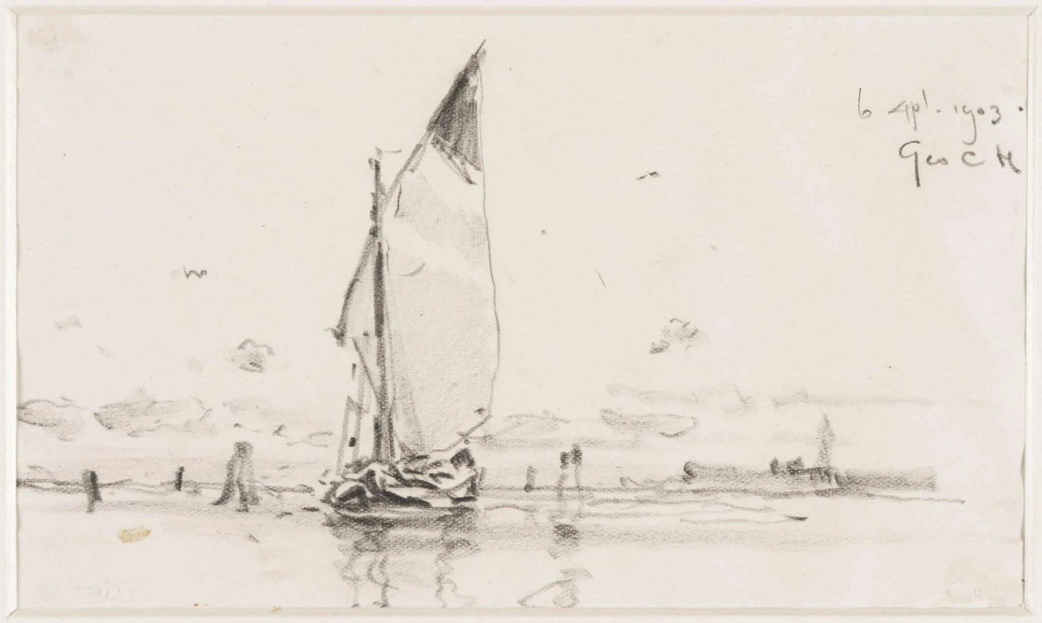 On the Lagoons, Venice., detail