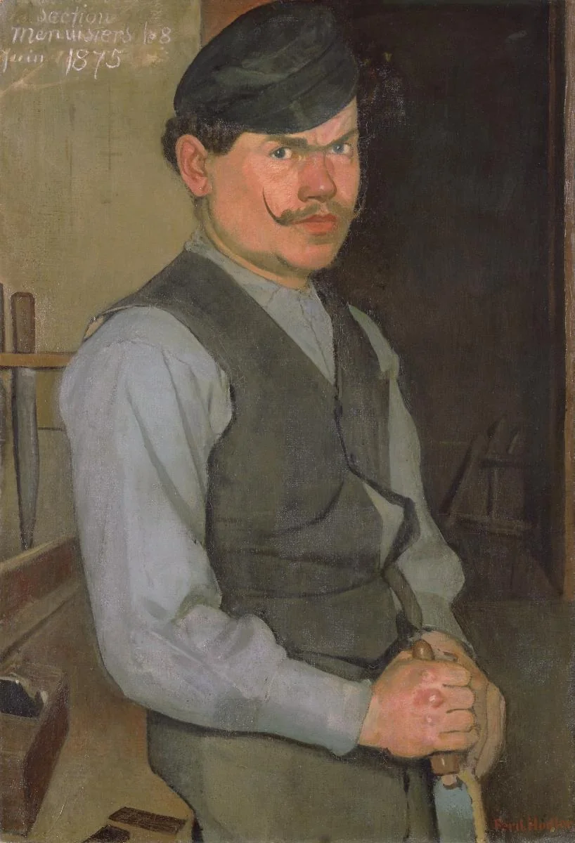 Bildnis eines Unbekannten. Der Schreiner, detail