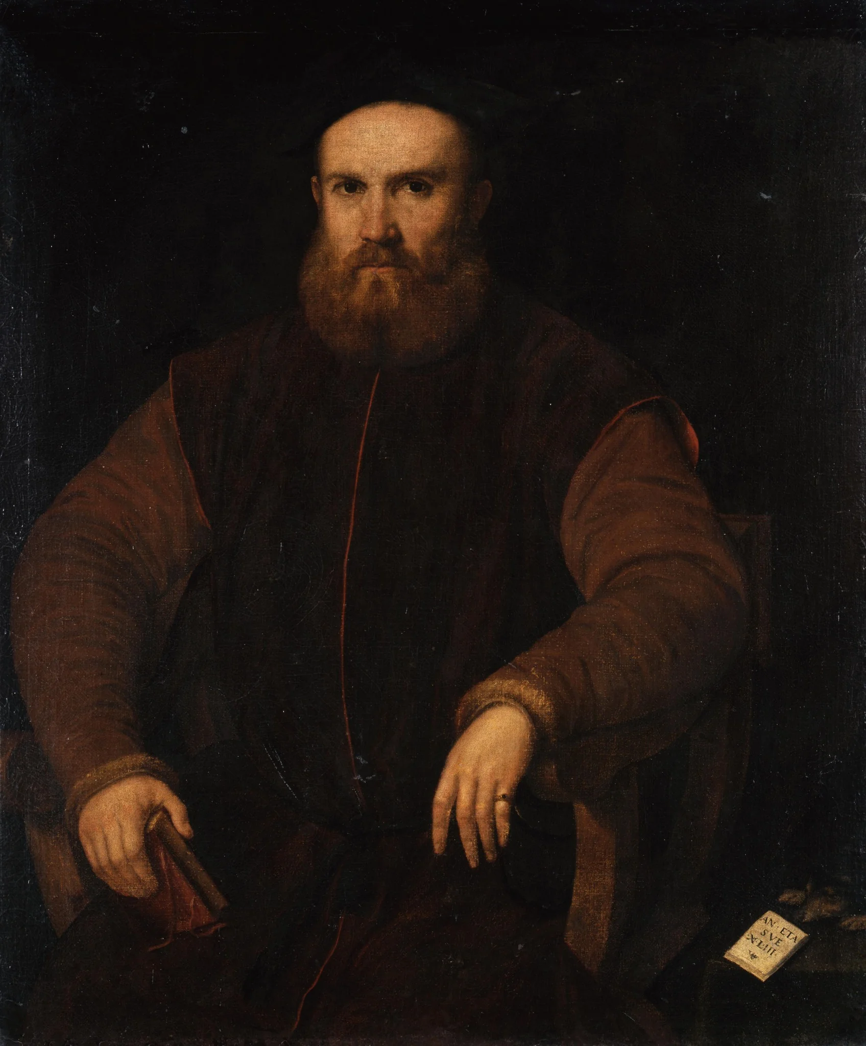 Portrait of a Man, detail