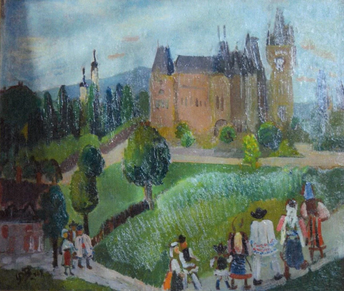 Consfătuire țărănească, detail