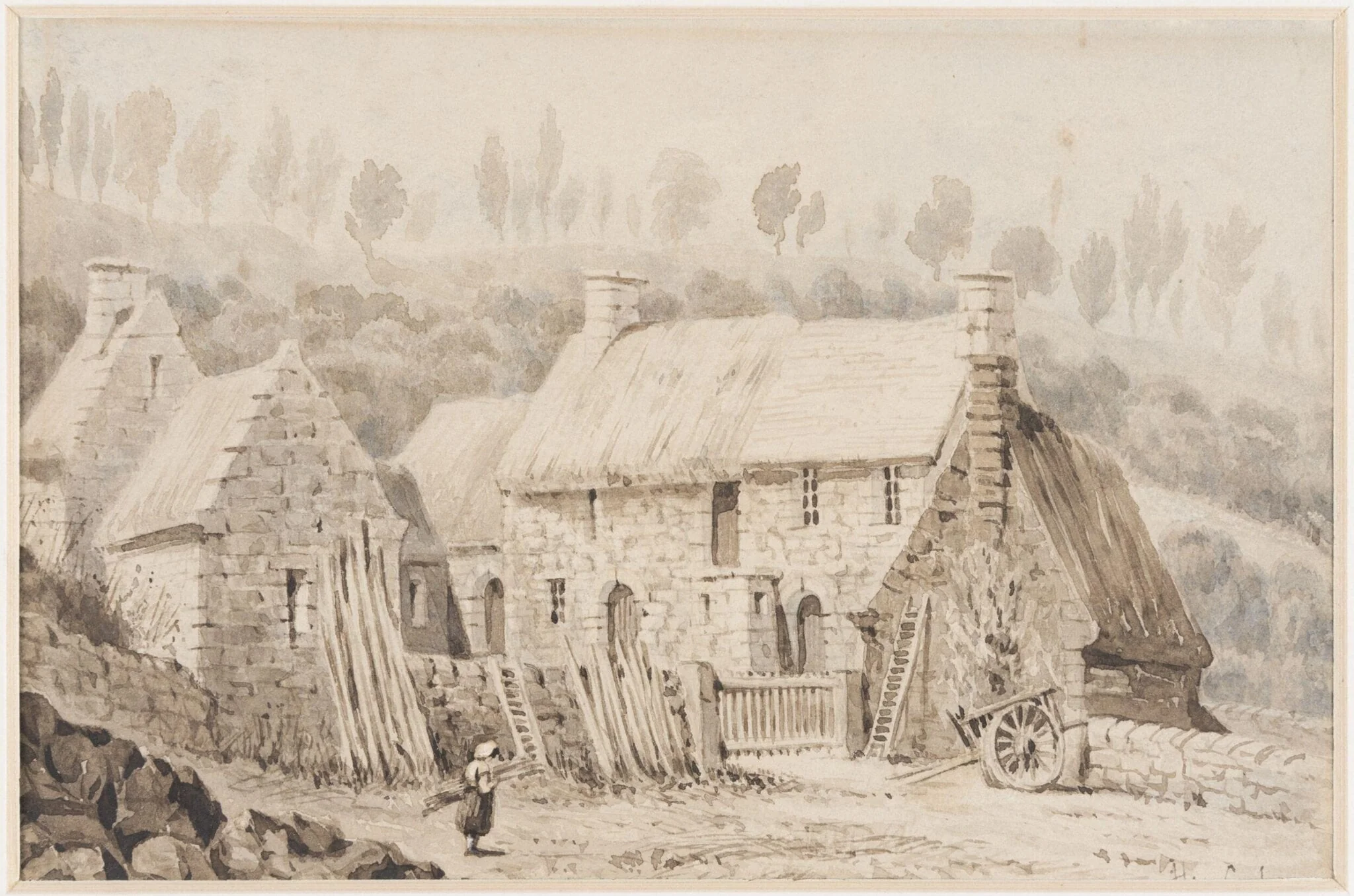 A Farmhouse, Perroz Guirec, Brittany, detail