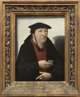 Portrait of a Man, by Cornelis Anthonisz, oil, 1530