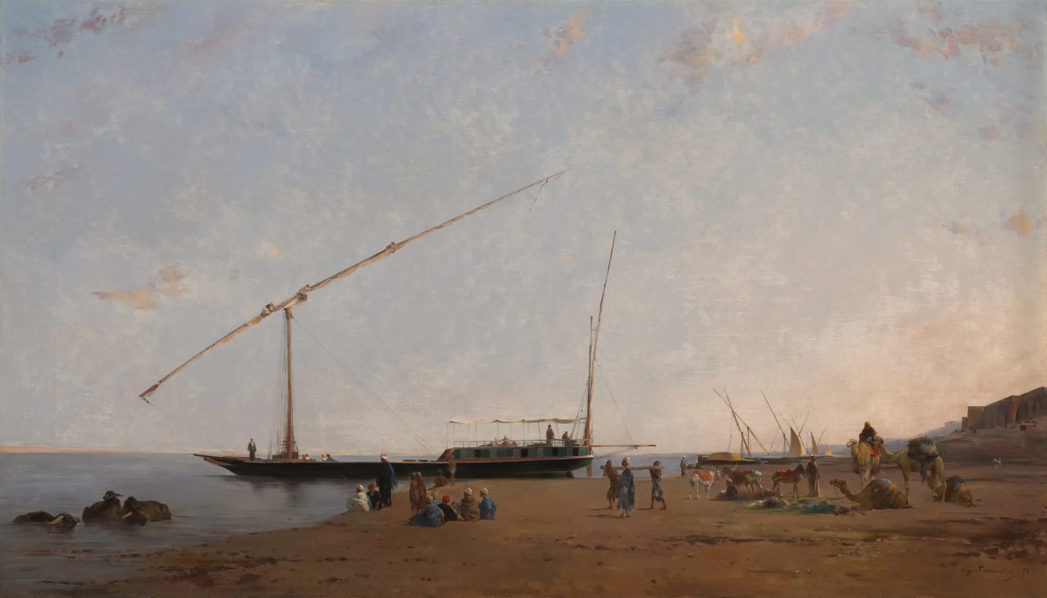 On the Nile, detail