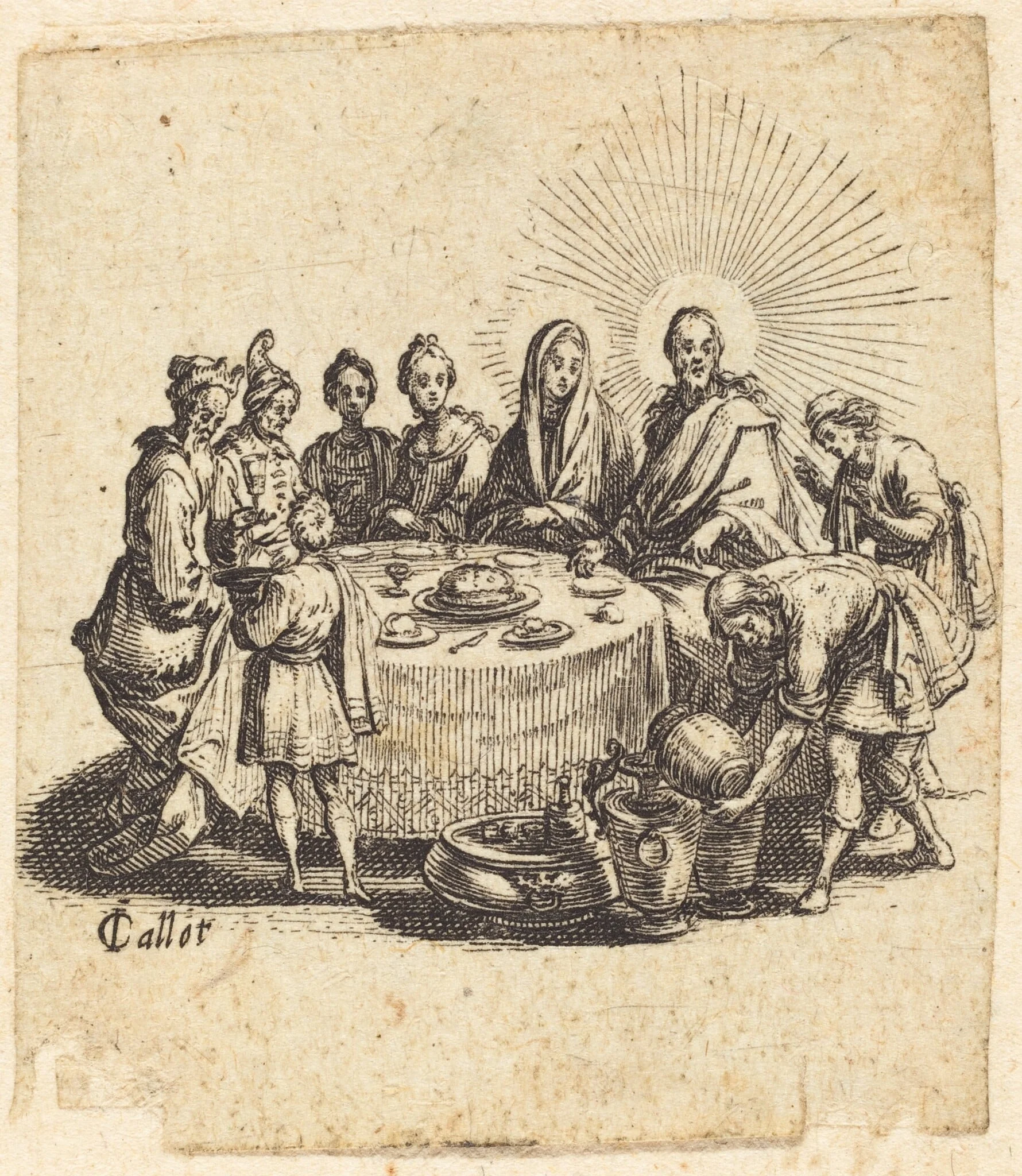 The Marriage at Cana, detail