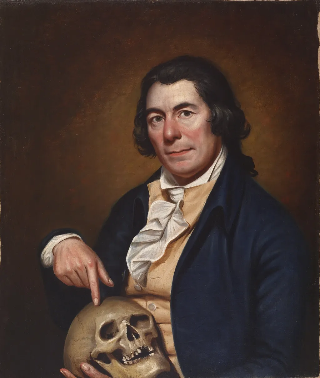 Portrait of Dr. Meer, by Rembrandt Peale, oil, 1798