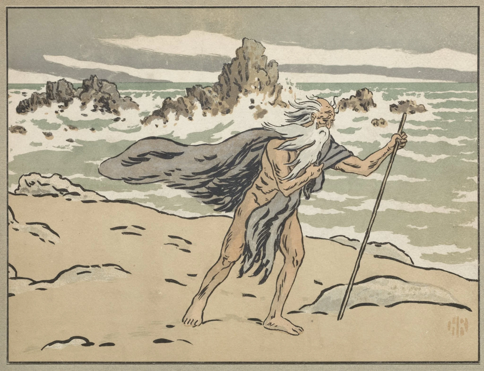 The Wandering Jew: Cover, detail