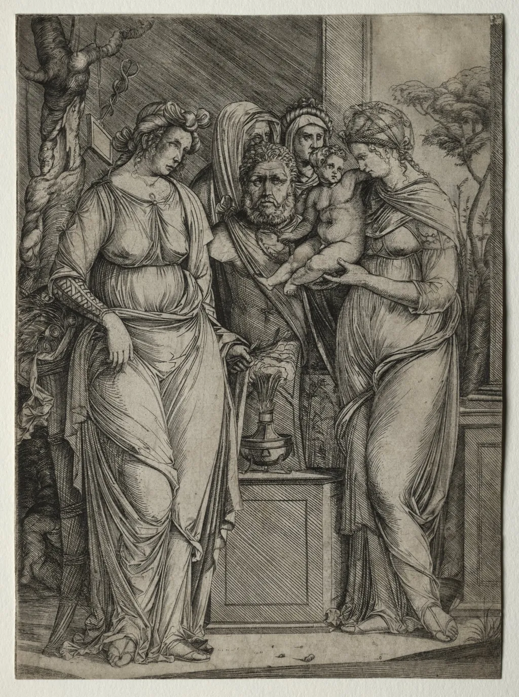 Sacrifice of Priapus, by Jacopo de' Barbari, 1500
