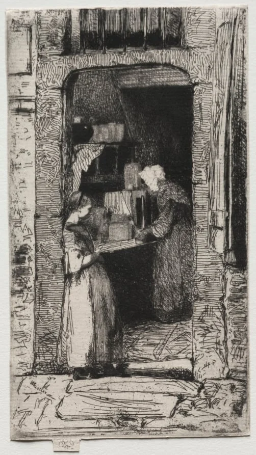 La Marchande de Moutards, detail