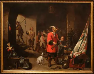 Depósito de armas, by David Teniers the Younger, unspecified, 1667