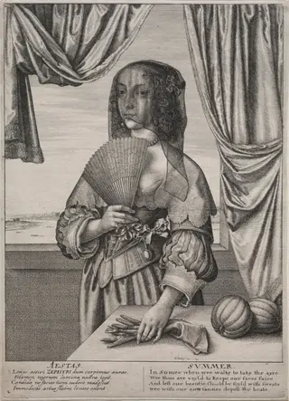 The Four Seasons:  Summer, by Wenceslaus Hollar, 1641
