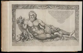 Speculum Romanae Magnificentiae (Mirror of Roman Magnificence), by Nicolas Beatrizet, ink, 1544