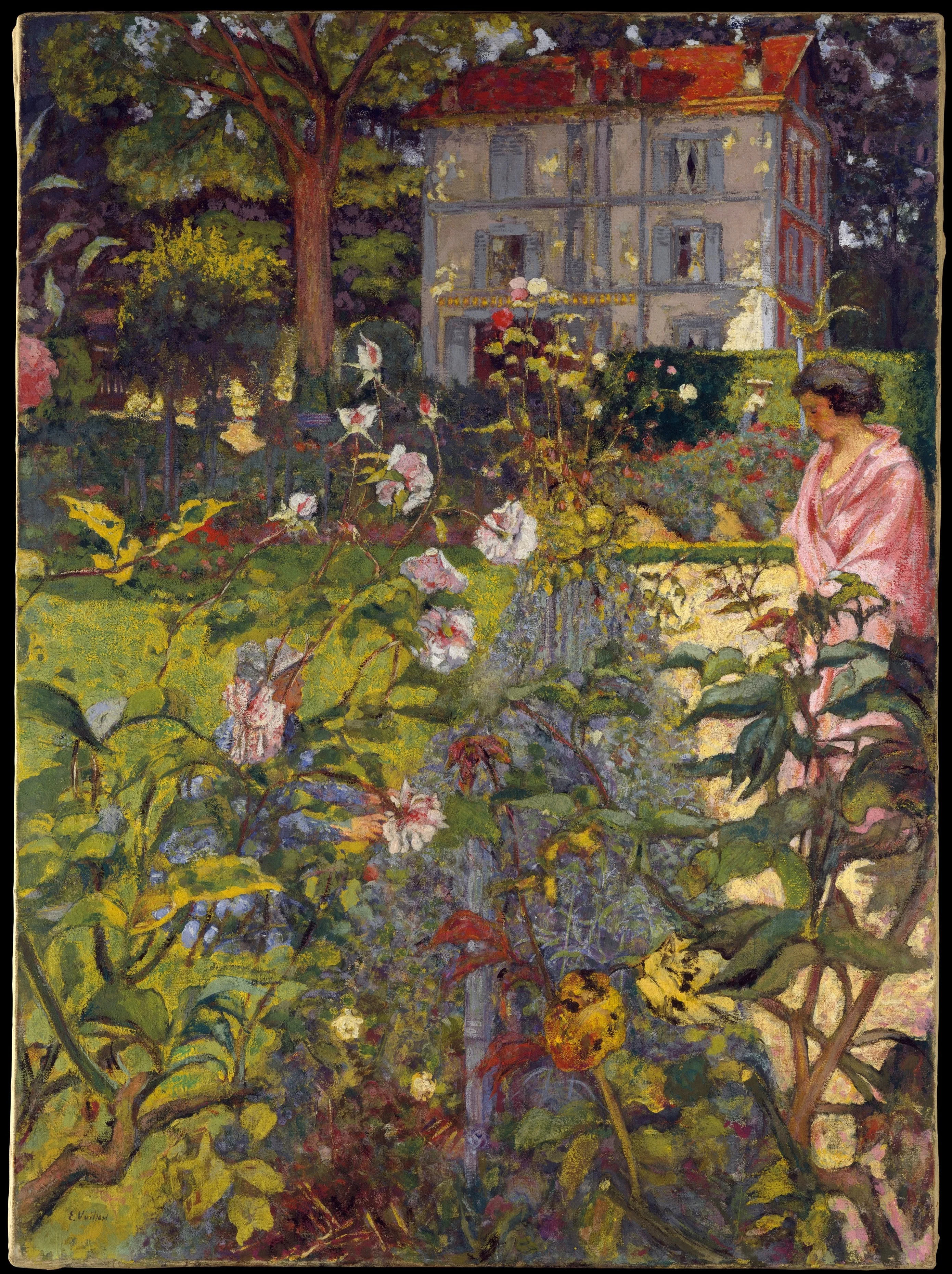 Garden at Vaucresson, detail