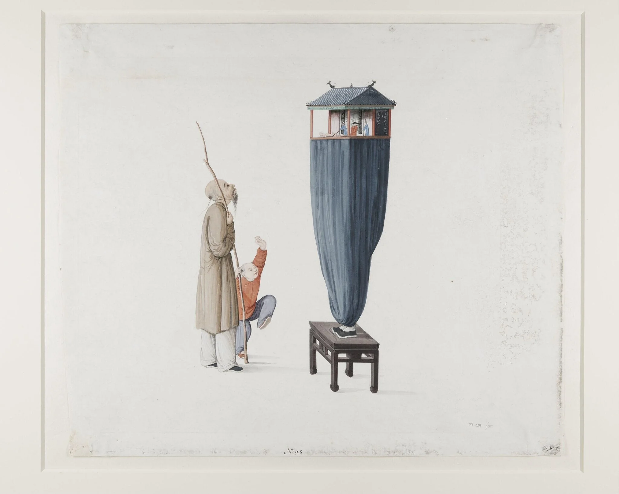 A Puppet Show, detail