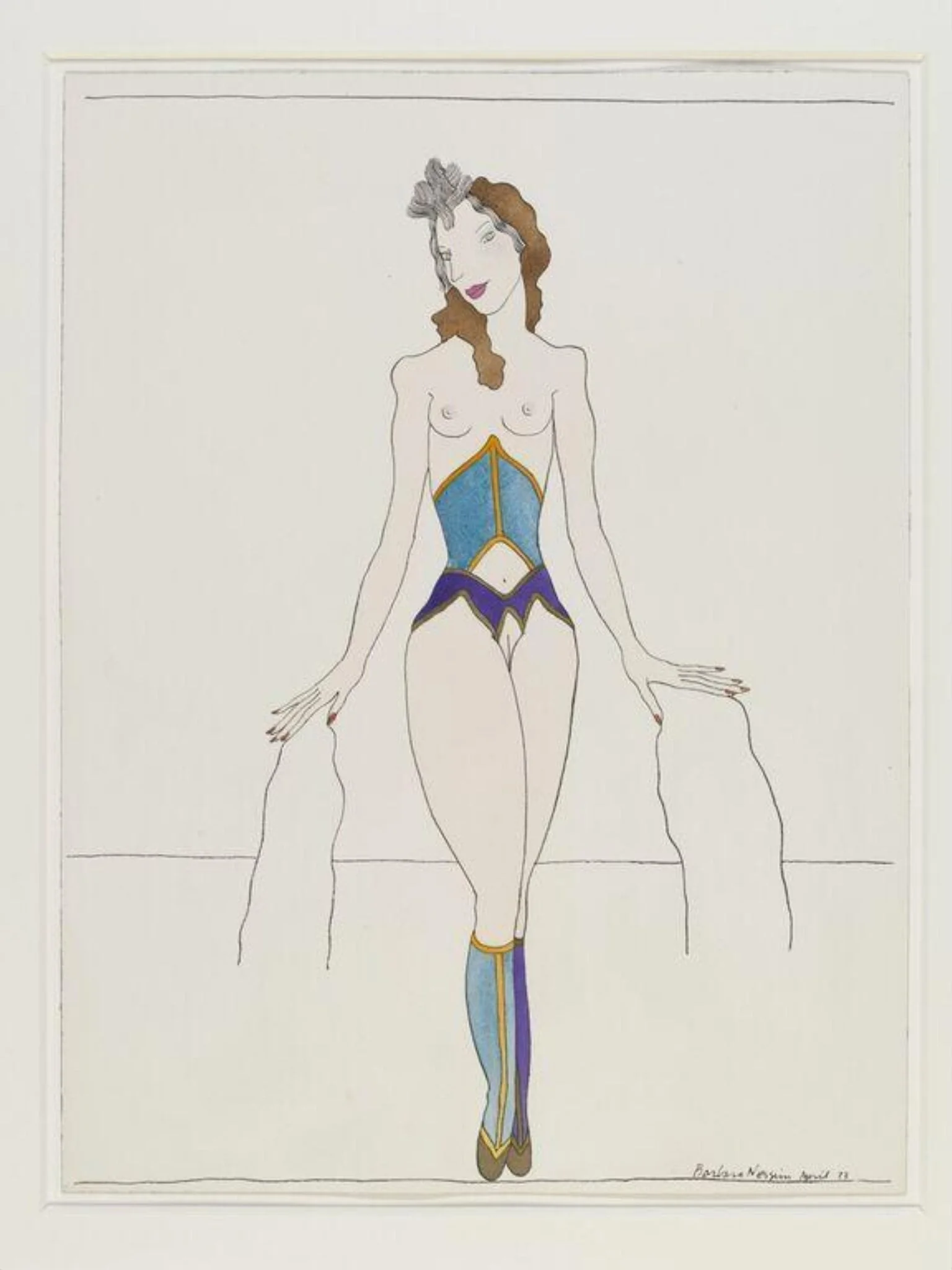 WomanGirl with Matching Boots, detail