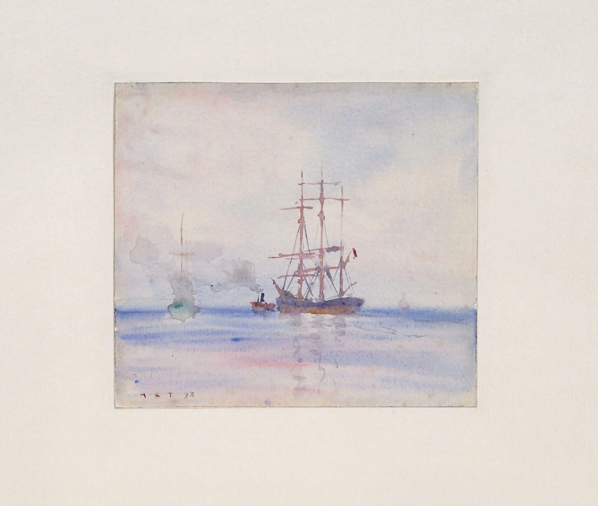 Study of Shipping, detail