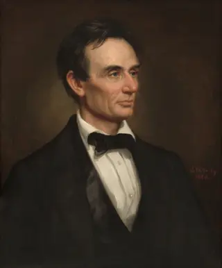 Abraham Lincoln, by George Peter Alexander Healy, oil, 1860