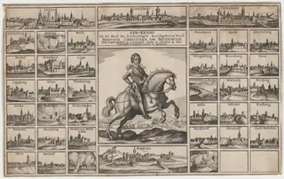 Hartoch Christian of Brunswick, by Claes Jansz Visscher, ink, 1619