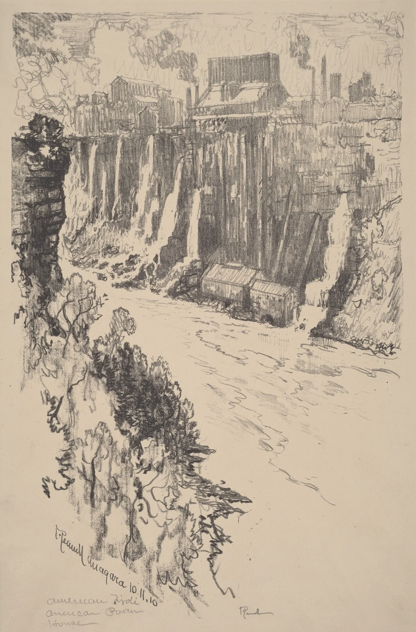 American Tivoli, detail