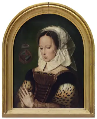 Woman at Prayers, by Ambrosius Benson, oil, 1525