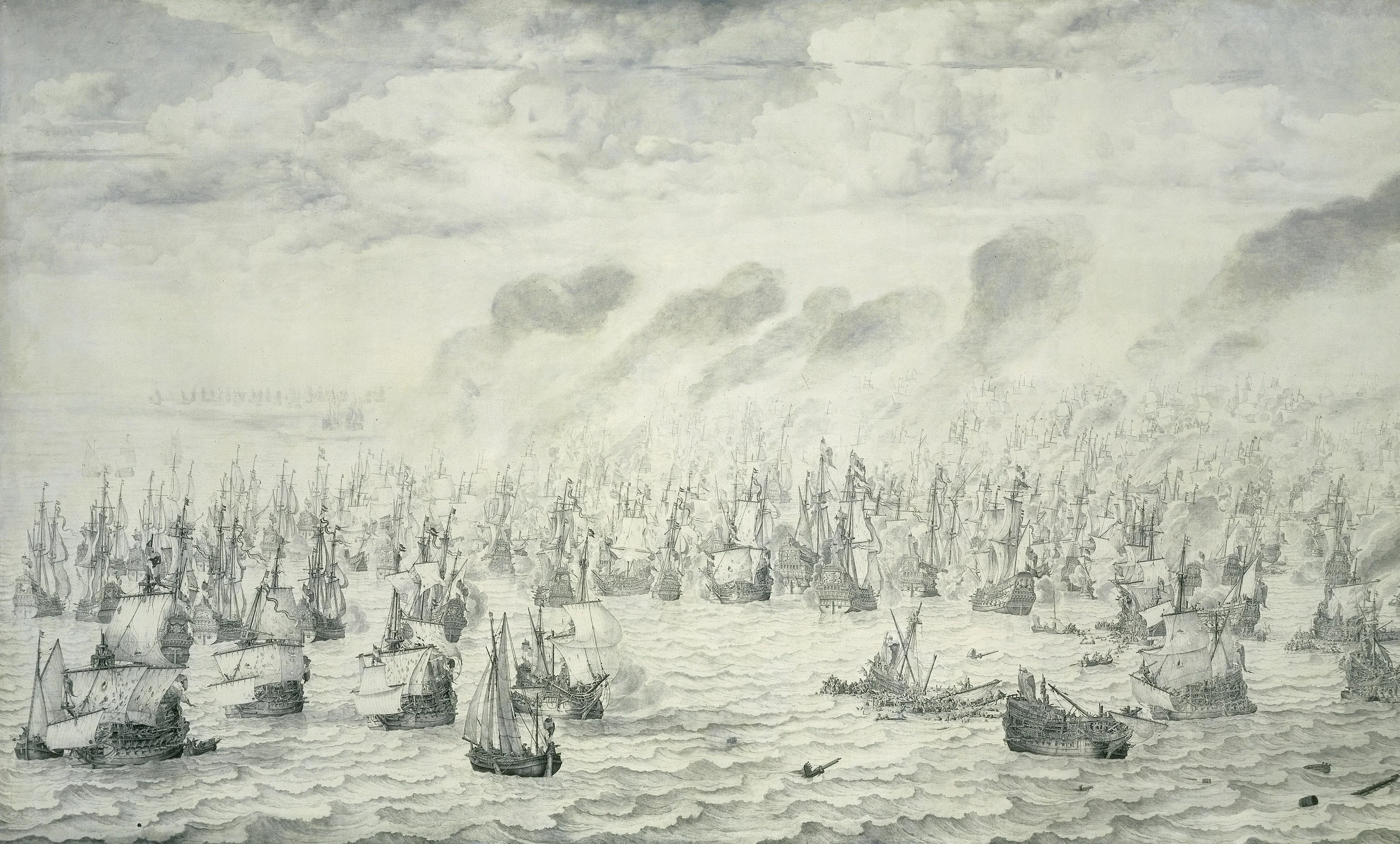 The Battle of Terheide, detail