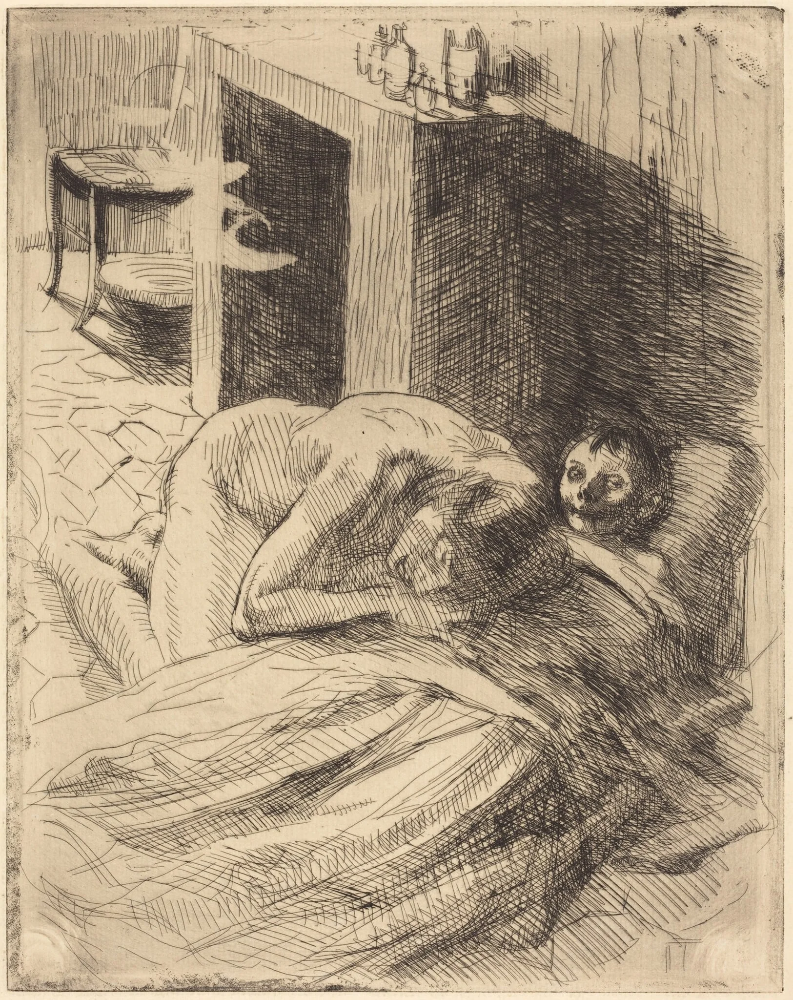 Misery (La Misère), detail
