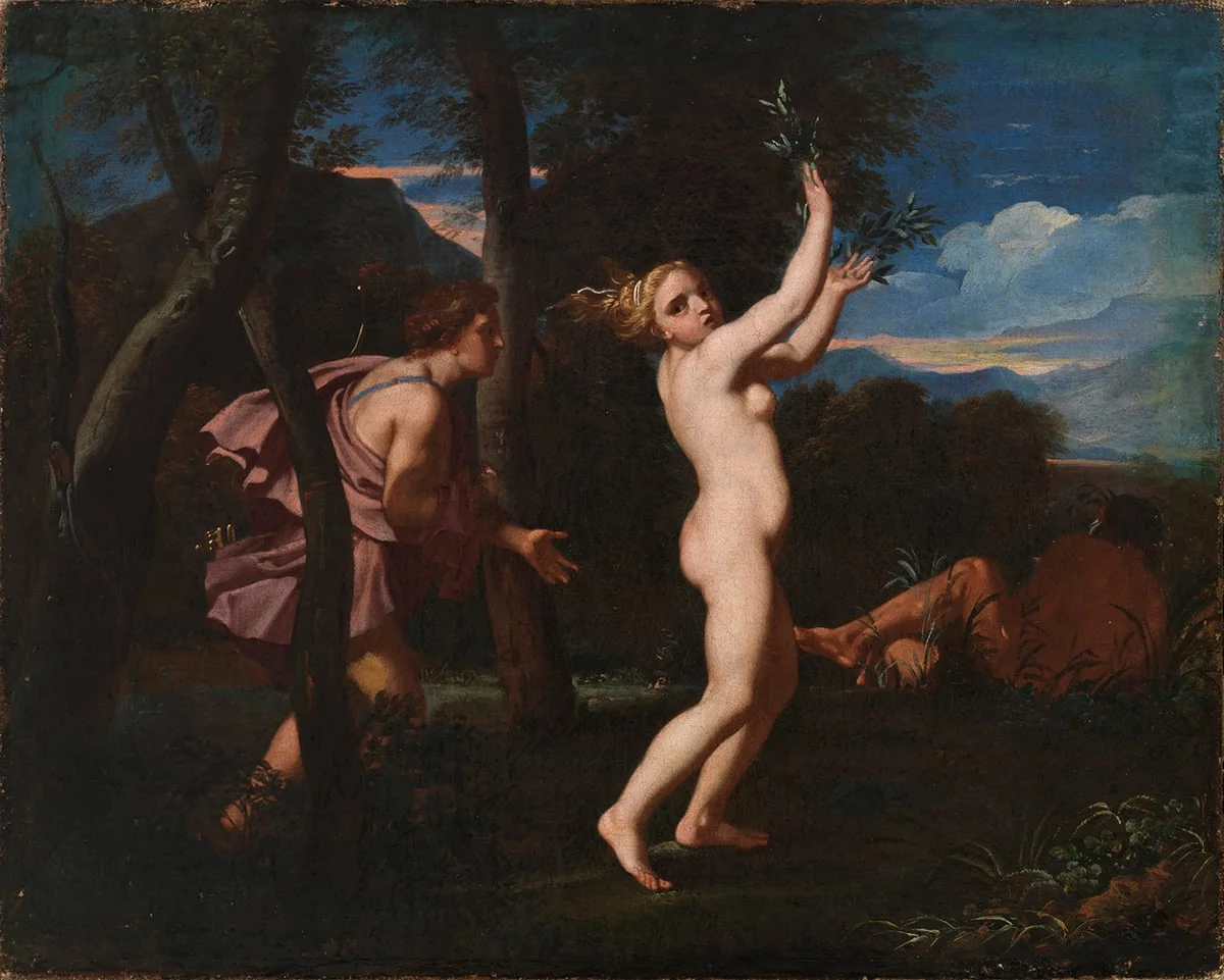 Apollo ja Dafne, detail